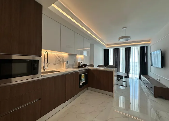 アパート Grand Sapphire Luxury Residences 1 By Myguest Cyprus *